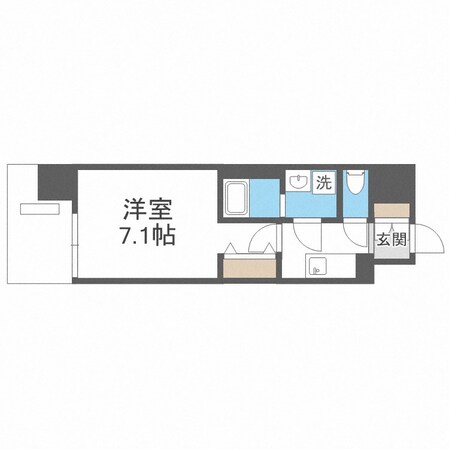 新今宮駅 徒歩5分 11階の物件間取画像